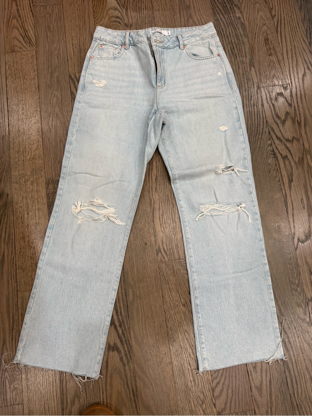 Garage Denim Light Wash Distressed Women’s Jeans Women’s 29 ~ WORN ONCE